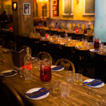 Tables at Cubana Tapas Bar.