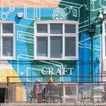 The street art in Orchard Square.