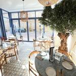 Tables and chairs at Grazie.