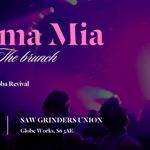 Promo image for the event, shaped liked a ticket.