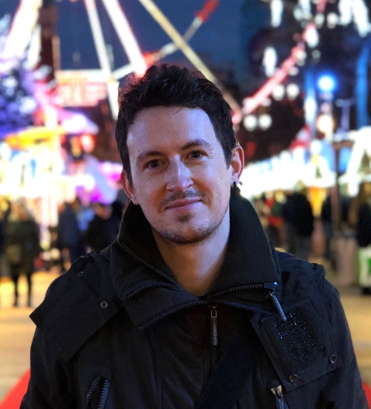 A colour photo of Matty Long.