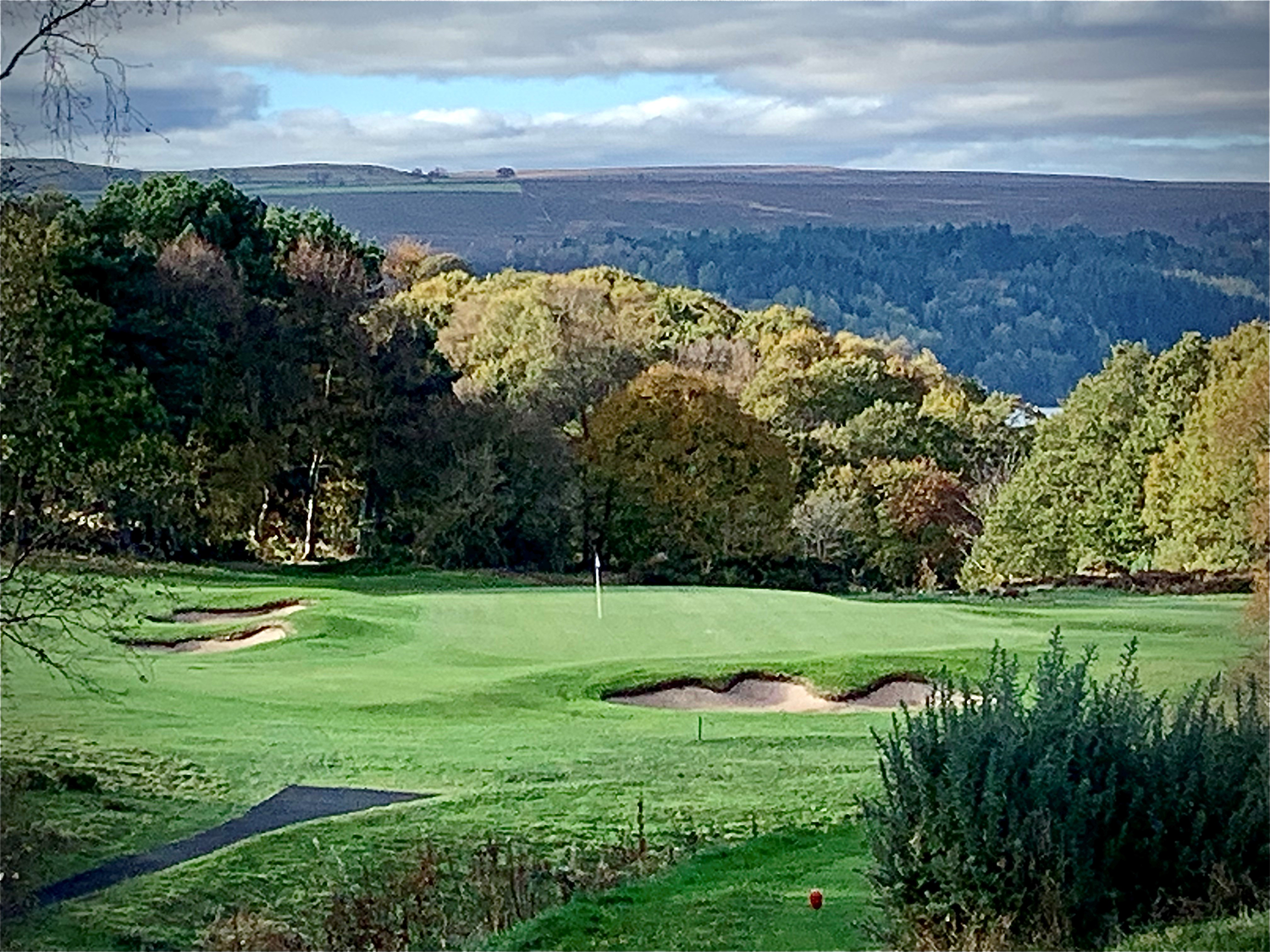 The 6th hole at the Hallamshire Golf Club