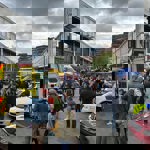 A 999 Fun Day from a previous year. The Moor id filled with people, young and old, looking at various services vehicles.