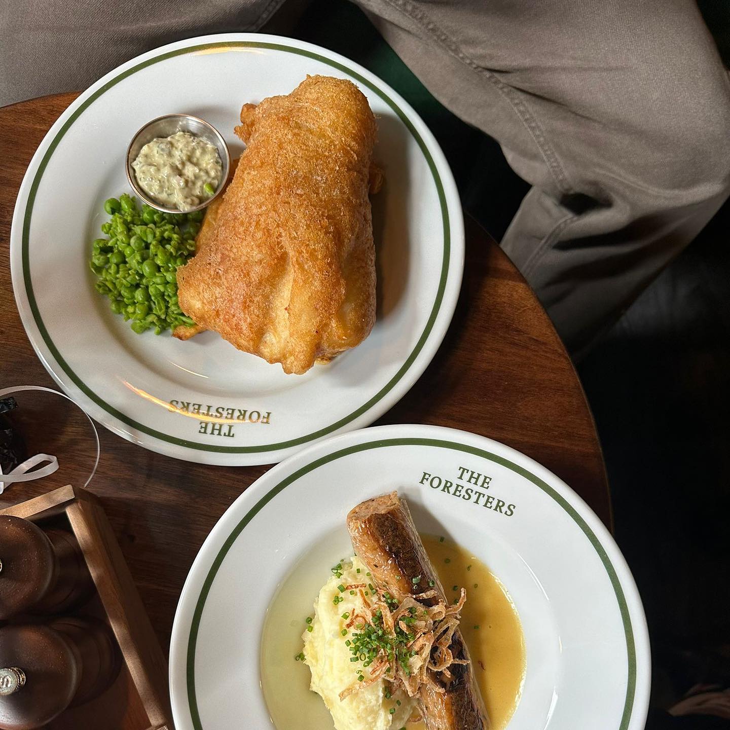 Food at The Foresters.