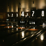 The bowling lanes at Lane7.