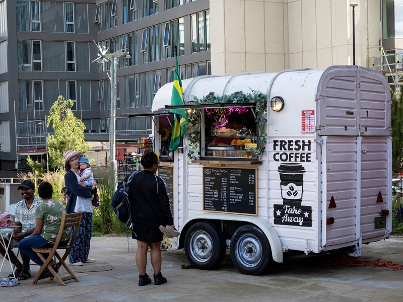 Pound's Park Coffee Cart Grao Brazil Cafe