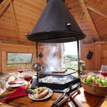 Interior view of Barbeque House at Smallshaw Cottages