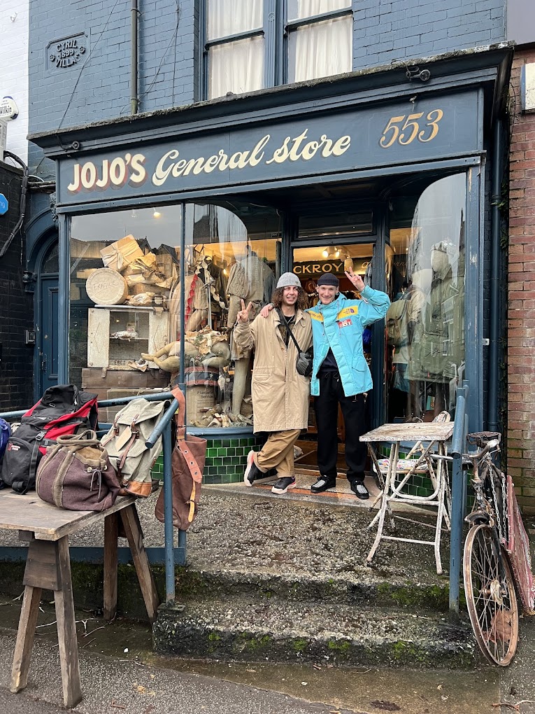 JOJO's General Store by Rag Parade exterior with staff pictured.
