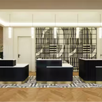 Modern reception area at the Doubletree by Hilton Sheffield City