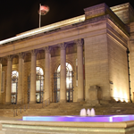 Sheffield City Hall external night shot