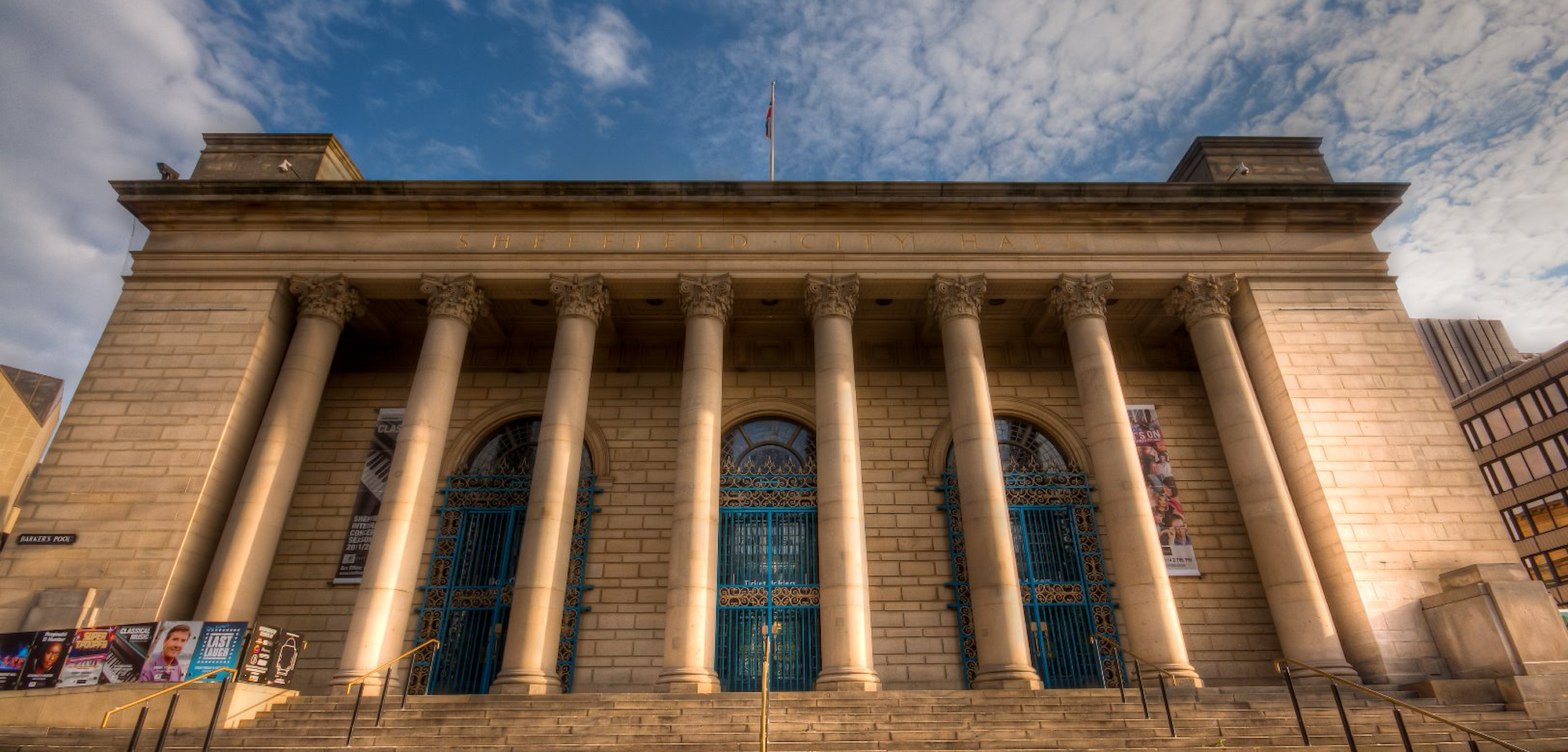 Sheffield City Hall entrance