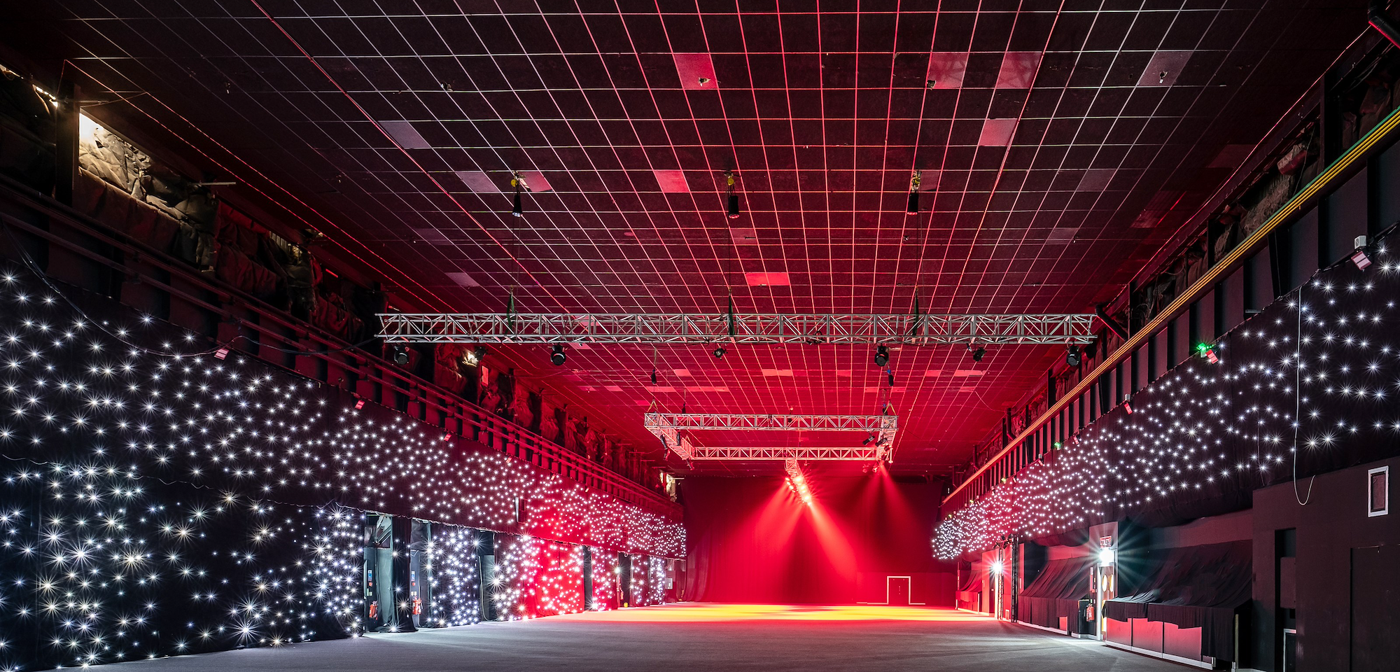 Magna Big Hall Empty with Star Lights