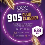 Poster for the 90S Club Classics at OEC Sheffield