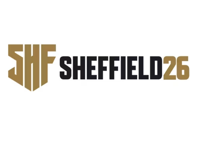 Promotional image featuring the Sheffield Powerlifting Championships 2026 logo on a white background.
