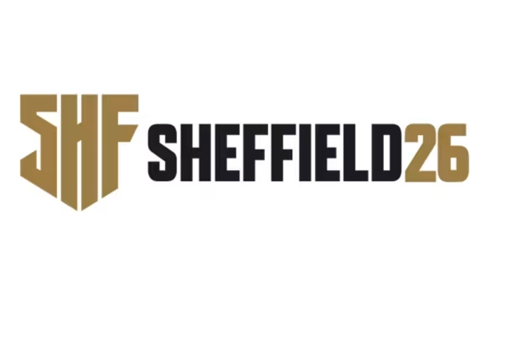 Promotional image featuring the Sheffield Powerlifting Championships 2026 logo on a white background.