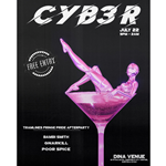 Promo poster for the CYB3R event.