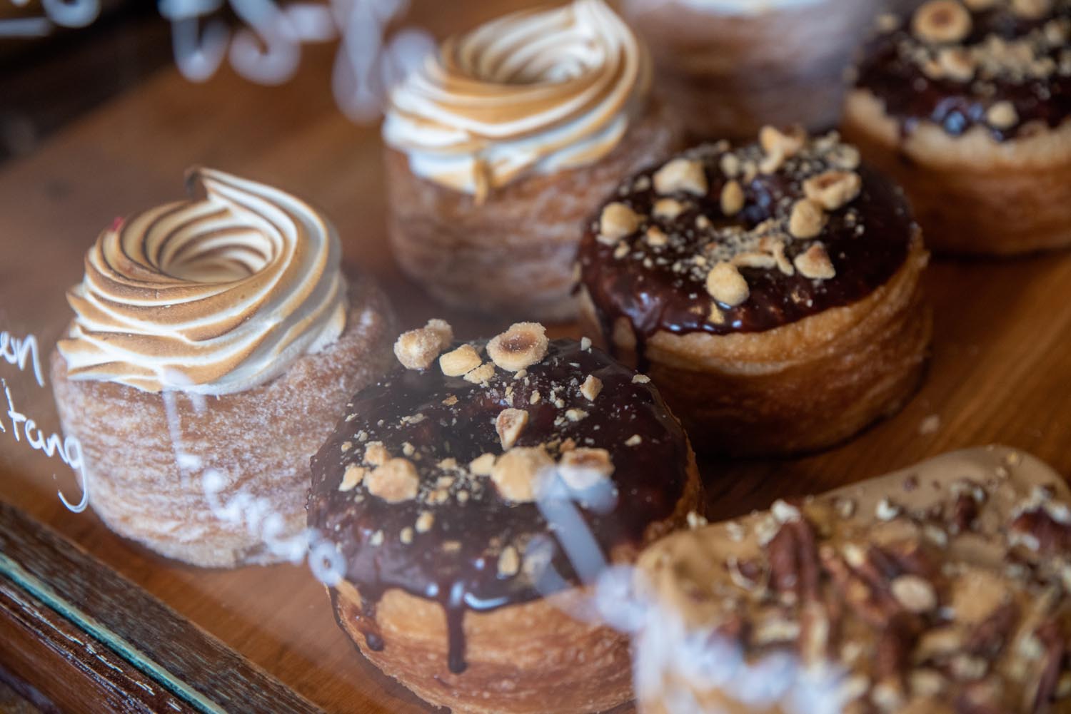 Rows of delicious treats on display at Steam Yard.