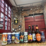 A selection of bottled and canned beers at Hop Hideout in Leah's Yard.