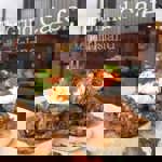 A light lunch on a table outside The Grind Cafe window.