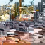 Outdoor seating at Decks.