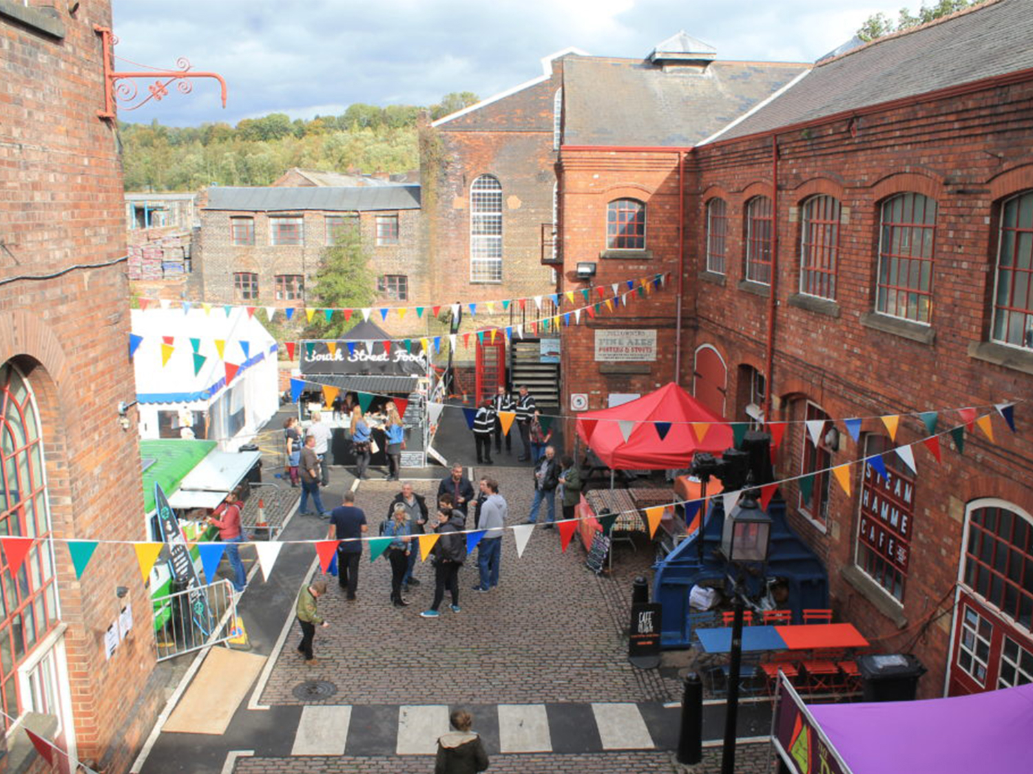 An aerial view of the Steel City Beer And Cider Festival.
