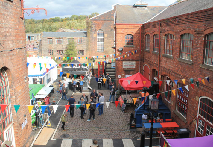 An aerial view of the Steel City Beer And Cider Festival.