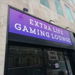 The entrance to the Extra Life Gaming Lounge.