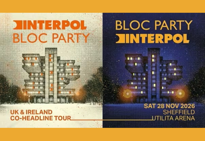 Promo image for Bloc Party & Interpol Co-Headline Tour