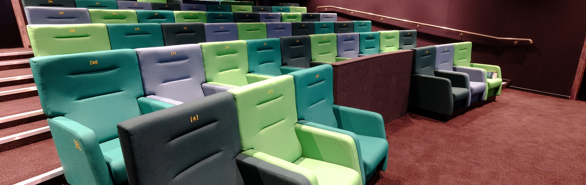 Inside one of the screens at Curzon Sheffield.