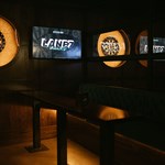 A dart board at Lane7.