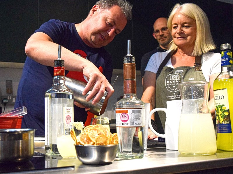 A cookery workshop at the Blend Culinary Foundation.