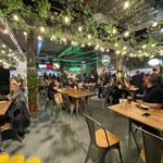 Inside the food hall Sheffield Plate  at Orchard Square in Sheffield city centre.