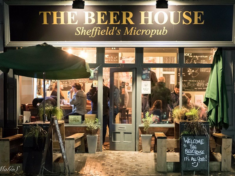 Exterior of The Beer House.