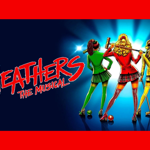 Promo image for the event with an illustration of the back of three girls who are playing croquet.