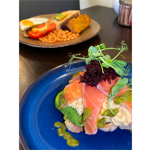 Two dishes at Spoon.