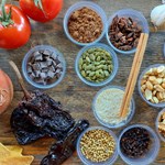 Fresh ingredients at The Street Food Chef.