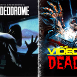 Promo poster for the Videodrome (1983) And The Video Dead (1987) Double Bill Screening event.