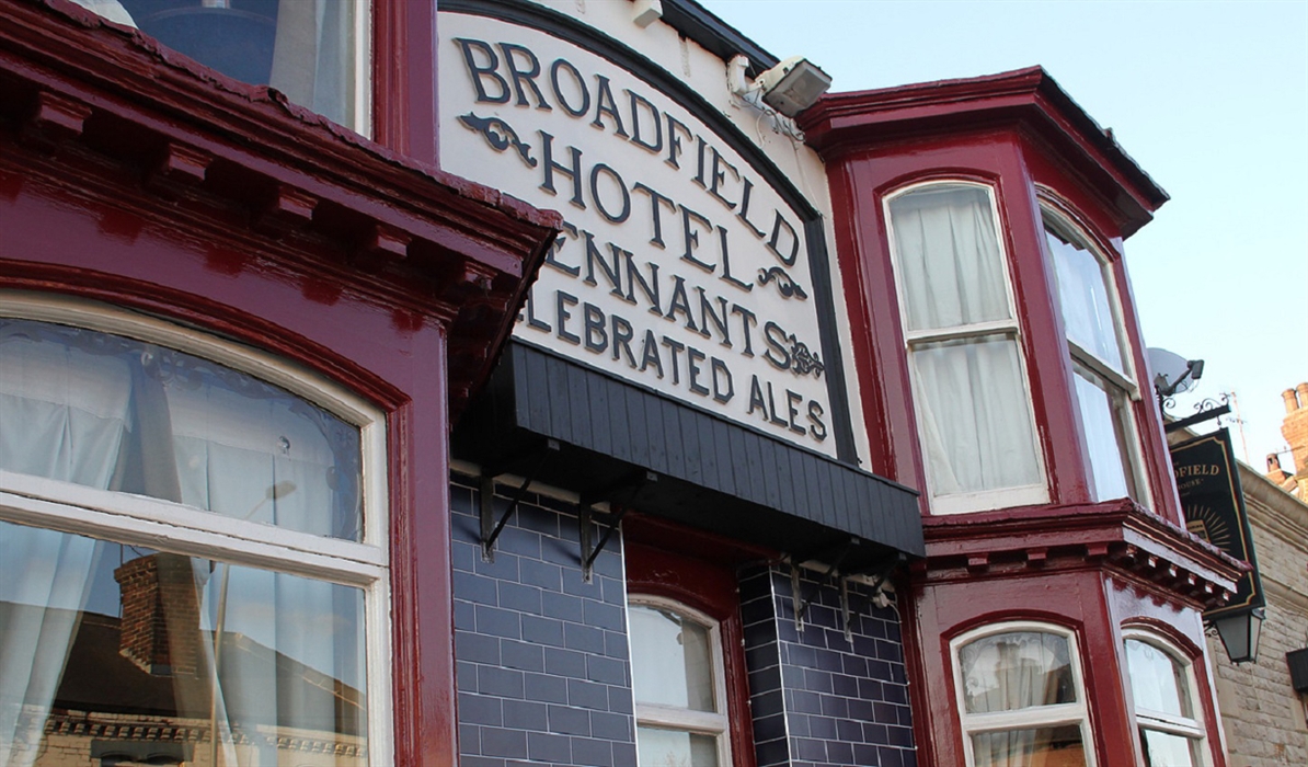 Exterior of The Broadfield.