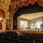 The stage at the Lyceum theatre.