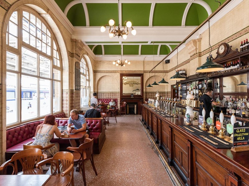 Interior of the Sheffield Tap.