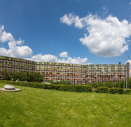 Park Hill Flats on a sunny day.