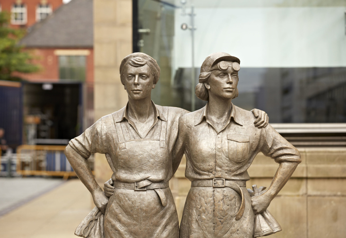 The Women of Steel monument.