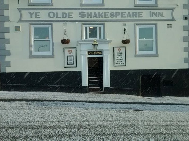 The exterior of The Brothers Arms.