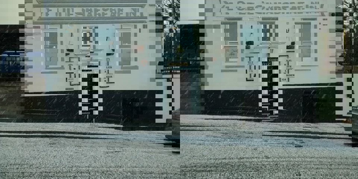 The exterior of The Brothers Arms.