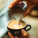 cappuccino at Honey & Fig