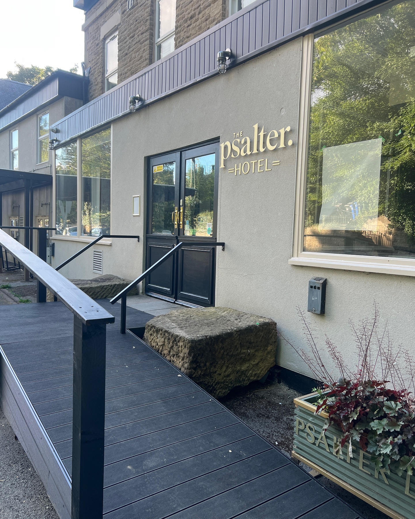 The exterior of the Psalter.