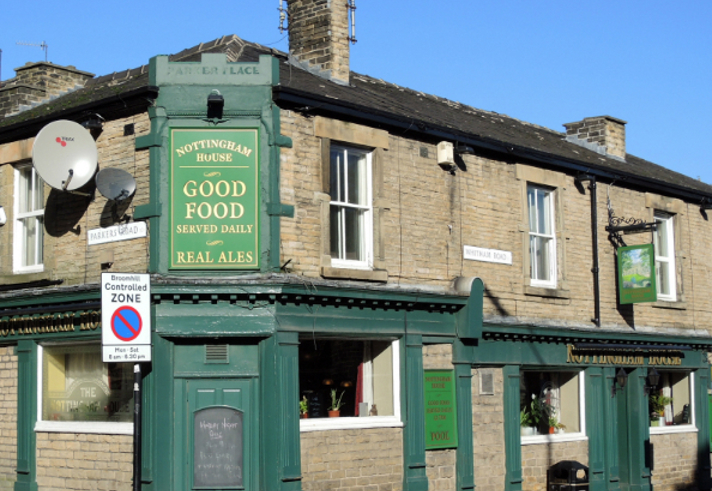The exterior of The Nottingham House.