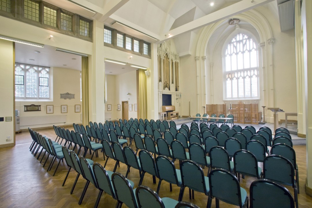 The nave at St Mary's, Bramall Lane.