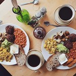 Breakfast at the Dana Cafe.