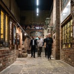A row of recreated workshops (or little mesters as they were called) in Kelham Island Museum.